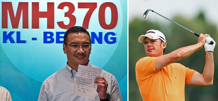 Wayne Perske, Pegolf Australia Luput dari Pesawat MH370